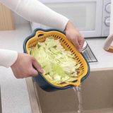 Bộ 3 rổ nhựa kèm chậu loại vuông