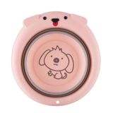 Chậu nhựa rửa mặt gấp gọn thông minh hình con chó cute