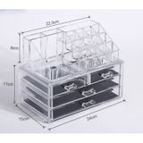 Kệ mica trong suốt 4 tầng đựng mĩ phẩm