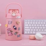 Bình giữ nhiệt 800 ml kèm ống hút, dây đeo, sticker