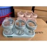 Bộ 3 lọ nhựa đựng gia vị 2936 Việt Nhật