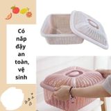 Rổ vuông có nắp đậy Việt Nhật