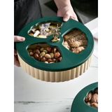 Khay đựng mứt, bánh kẹo Tết 2 tầng