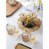 Khay đựng bánh kẹo tết 5 cánh mica