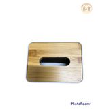 Hộp đựng giấy ăn nắp tre 3050 Song Long
