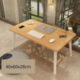 Bàn học mặt gỗ chân nhựa có thể gấp gọn