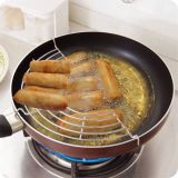 Vỉ inox gác chảo ráo mỡ