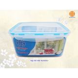 Bộ 3 hộp nhựa chữ nhật 4 khóa 6535 Việt Nhật