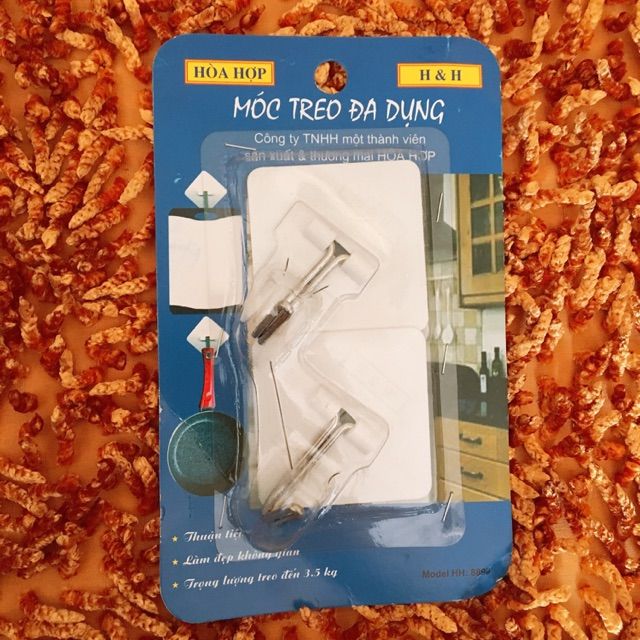 Móc dính tường vuông 88 Hoà Hợp