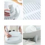 Giá úp bát đĩa, để rau củ hình thuyền