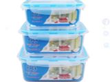Bộ 3 hộp nhựa chữ nhật 6535-3 Việt Nhật