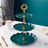 Khay nhựa đựng bánh kẹo, hoa quả 3 tầng