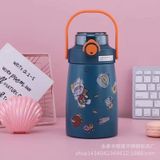 Bình giữ nhiệt 800 ml kèm ống hút, dây đeo, sticker