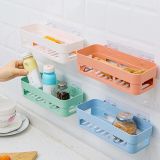 Kệ nhựa dán tường để đồ đa năng phòng tắm, phòng bếp