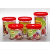 Bộ 5 lọ thủy tinh đựng gia vị