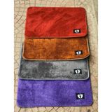 Thảm lau chân vải cotton in hình bàn chân