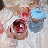 Bình giữ nhiệt 800 ml kèm ống hút, dây đeo, sticker