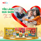 Nước Yến Sâm Ginnest – Có đường (hộp 6 lọ + túi)