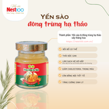 Nước Yến sào Đông trùng hạ thảo Nest100 (6 lọ + túi)