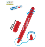 Bút vẽ trang trí lên kính nhập khẩu Hàn Quốc AMOS GlassFun Multi Crayons 6 màu GF6PC