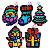 Bộ đồ chơi trang trí Noel nhập khẩu Hàn Quốc AMOS Sundeco Christmas 10 màu SD10P10-CH - Chủ đề Noel