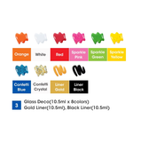 Bộ đồ chơi trang trí sáng tạo nhập khẩu Hàn Quốc AMOS Glass Deco Ice Jewelry Kit: GD10P10IJ - Chủ đề Trang sức