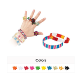 Bộ đồ chơi trang trí sáng tạo nhập khẩu Hàn Quốc AMOS Glass Deco Ice Jewelry Kit: GD10P10IJ - Chủ đề Trang sức