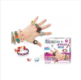 Bộ đồ chơi trang trí trang sức Nhẫn và Vòng tay nhập khẩu Hàn Quốc AMOS Glass Deco Ice Jewelry Kit GD10P10IJ