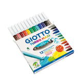 Bút dạ nhập khẩu Italy GIOTTO Turbo Maxi 454000 12 màu