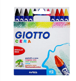 Bút sáp màu nhập khẩu Italy GIOTTO Cera 8mm Hộp 12 màu 281200