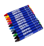 Bút sáp màu nhập khẩu Italy GIOTTO Cera 8mm Hộp 12 màu 281200