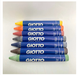 Hộp sáp nhập khẩu Italy GIOTTO Cera Giant 14mm 8 màu 281600