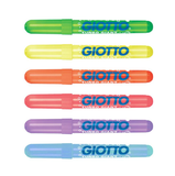 Hộp dạ 6 màu thân to nhập khẩu Italy Giotto Turbo Giant Fluo 433000