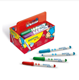 Bút dạ nhập khẩu Italy Giotto Bebe Fibre Pens Colour changer - Màu Xanh Lá - 461118