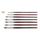 Cọ vẽ nhập khẩu Italy GIOTTO Serie 400 số 3, 4, 5 Vỉ 3 chiếc 027100