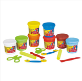 Bộ đất nặn nhập khẩu Italy GIOTTO BEBE 8 màu kèm khuôn chơi 463200