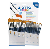 Cọ vẽ đầu dẹt cao cấp nhập khẩu Italy GIOTTO Brushes Art Taklon 600 Series 670000