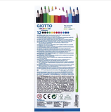 Hộp chì 12 màu nhập khẩu Italy GIOTTO Colors 3.0 276600
