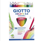 Bút chì màu nước 36 màu nhập khẩu Ý Giotto Colors 3.0 Acquarell 277300