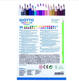Bút chì màu nước 36 màu nhập khẩu Ý Giotto Colors 3.0 Acquarell 277300
