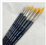 Cọ vẽ đầu tròn cao cấp nhập khẩu Italy GIOTTO Brushes Art Taklon 500 Series 560000 số 0, 2, 4, 6, 8, 10, 12