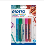 Bút gel nhũ nhập khẩu Italy Giotto Strass Glitter Vỉ 5 chiếc 545200