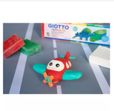 Đấ́t nặn Giotto Patplume, hộp 10 màu x 50g, nhập khẩu Ý an toàn cho trẻ F513300