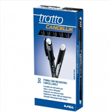 Bút bi Tratto Cancellik màu xanh blue, đỏ, có tẩy đi kèm, nhập khẩu Ý F826101