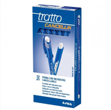 Bút bi Tratto Cancellik màu xanh blue, đỏ, có tẩy đi kèm, nhập khẩu Ý F826101