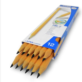 Bút chì đen nhập khẩu Đức LYRA Studium HB/2 - Hộp 12 chiếc có tẩy