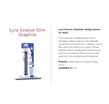 Bút chì đen nhập khẩu Đức Lyra Groove Slim HB L1760100