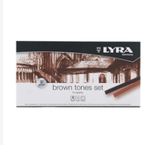 Hộp bút sáp 12 màu nhập khẩu Đức LYRA Brown Tones 5641121