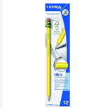 Bút chì đen kèm tẩy nhập khẩu Đức Lyra Temagraph HB/2 L1150100