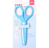 Kéo thủ công học sinh Deli 2 màu xinh xắn Hồng/Xanh - 1 chiếc - 6023